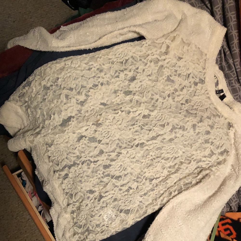 Lace work blouse